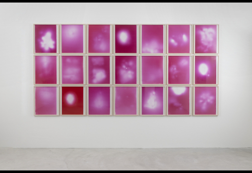 Sigmar Polke,  Uranium (Pink) Urangestein (Rosa), 1992  © The Estate of Sigmar Polke, Cologne / Adagp, Paris, 2024 / Photo : Flavio Karrer