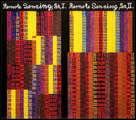 Alfred Jensen, Remote Sensing, 1979 oil on canvas, 86" x 96" Copyright © 2004 Estate of Alfred Jensen