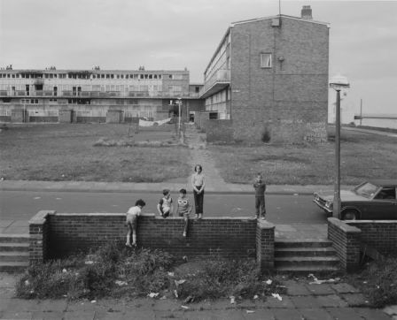 Chris Killip, Housing Estate on May 5th, North Shields, Tyneside, 1981 © Chris Killip
