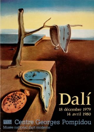© Centre Pompidou 1979, Œuvre reproduite: S. Dalí , La persistance de la mémoire, 1931, © Salvador Dalí, Fundació Gala-Salvador Dali / ADAGP, Paris 1979.  Dali Atelier Philippe Gentil