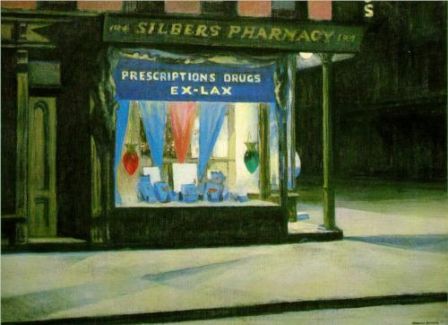 Edward Hopper, Drug Store, 1927