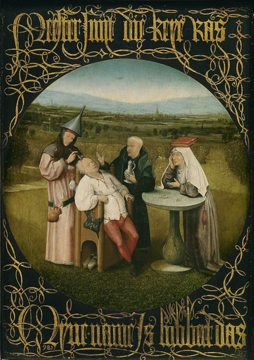 Jérôme Bosch - Extraction de la pierre de folie