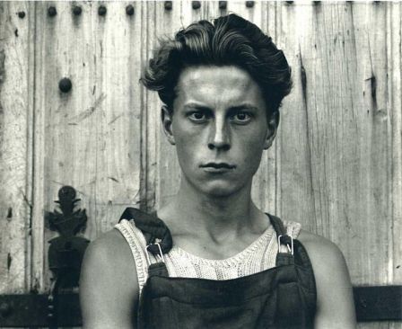 Jeune Homme en colère, Gondeville,Charente, France,1951 - Paul Strand
