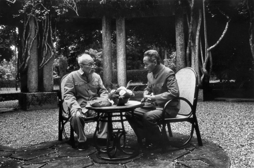 Ho Chi Minh et Pham Van Dong, Vietnam, 1969 © Marc Riboud / Fonds Marc Riboud au MNAAG