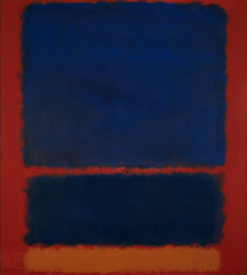 Mark Rothko. Blue, Orange, Red. 1961
