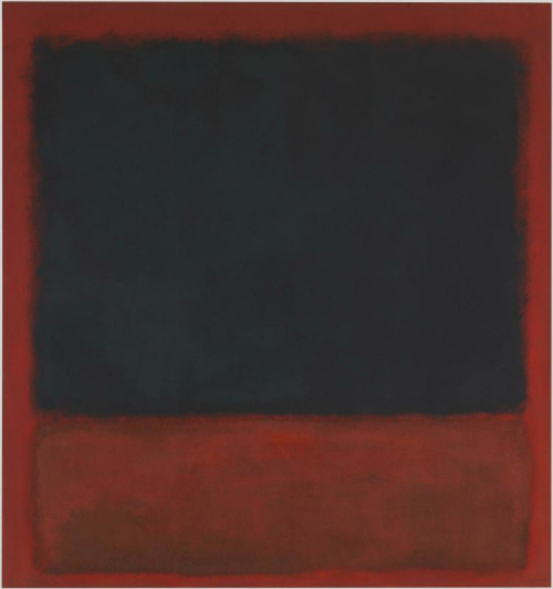 Mark Rothko. Untitled (Black, Red over Black on Red). 1964