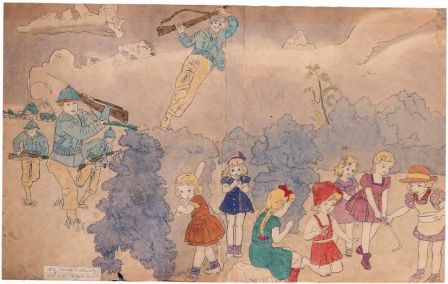 At 5 Norma Catherine. But are retaken. Henry Darger, American Folk Art Museum