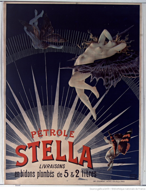 Henri Gray. Pétrole Stella. Livraison en bidons plombés de 5 et 2 litres