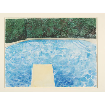 David Hockney, Untitled study for a painting, 1967