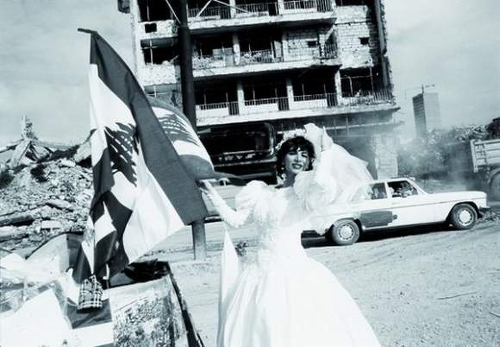 Christine Spengler  La mariée libanaise, Beyrouth Ouest, Liban, 1996