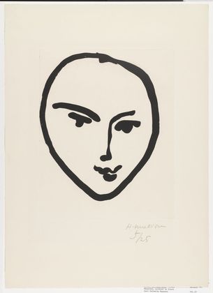 Nadia Masque Souriant, Henri Matisse, 1948