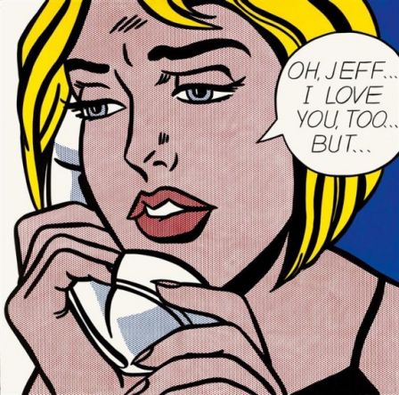 Roy Lichtenstein, Oh, Jeff...I love You, Too...But..., 1964