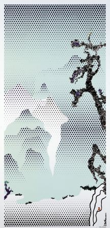 Roy Lichtenstein, Landscape with Philosopher, 1996