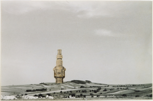 Hans Hollein, Highrise Building, Sparkplug, project Exterior perspective Hans Hollein, Highrise Building, Sparkplug, project Exterior perspective